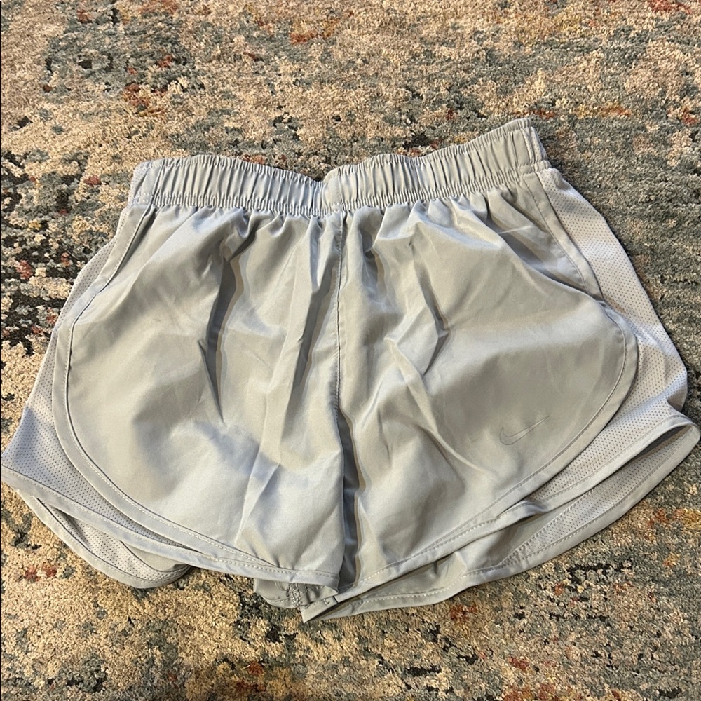 Nike Women's Athletic Shorts in Light Gray